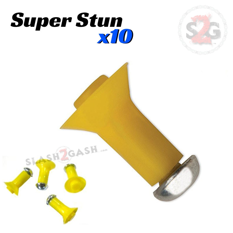 SUPER Stun Darts Metal Tip .40 Caliber Blowgun Ammo - 10 Pack Blowgun Darts/Accessories - Tophatter Daily Deals