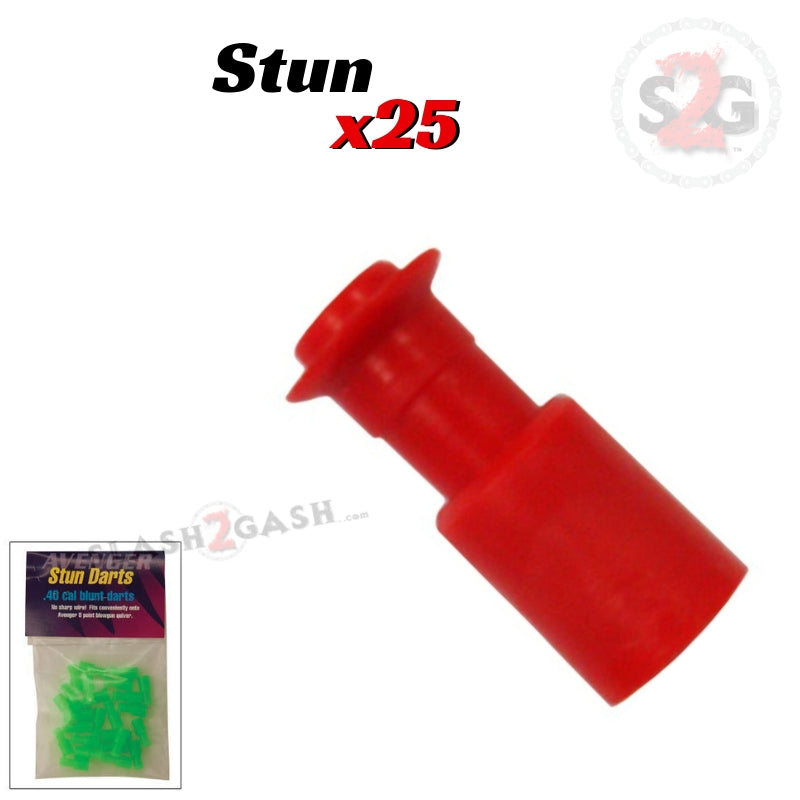 Stun Darts Safety Thumpers .40 Caliber Blowgun Ammo - 25 Pack Blowgun Darts/Accessories - Tophatter Daily Deals