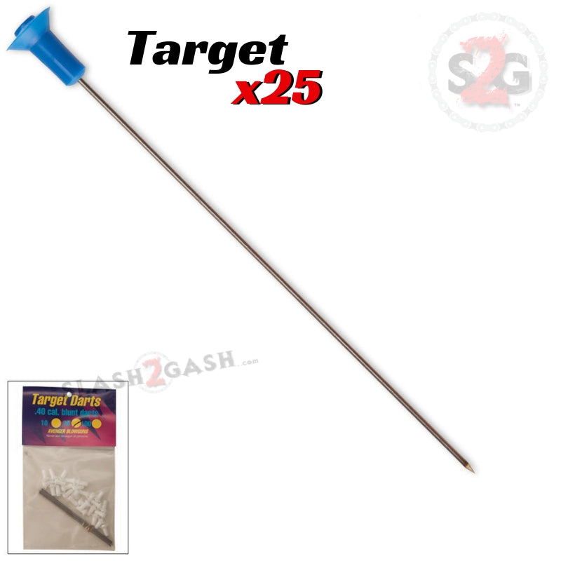 Avenger Blowgun Darts .40 Caliber - 6 Styles 10, 25, 100 pcs Target 25 pack Blowgun Darts/Accessories - Tophatter Daily Deals