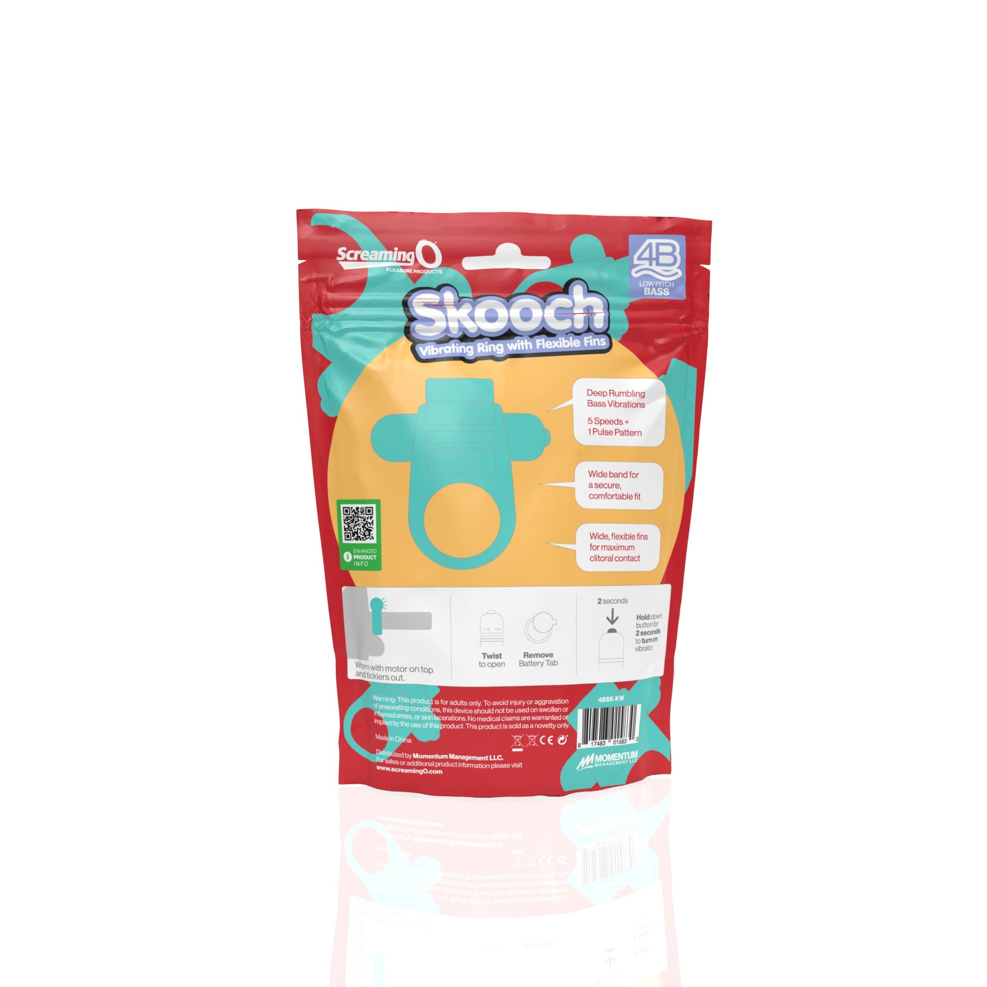 Skooch 4B Low Pitch Bass (Kiwi | Strawberry) > Sex Toys > Couples Toys - Tophatter Daily Deals