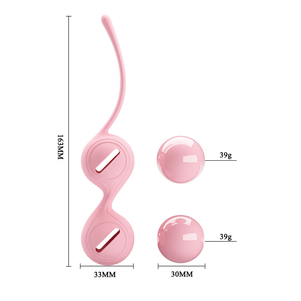 Party Up Vivian Kegel Balls Silicone Pelvic Strengthening Exercise Toy > Sex Toys For Ladies > Kegel Exercise - Tophatter Daily Deals