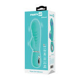 Party Up Edward Rabbit Vibe Teal 20 cm Rabbit Vibrator > Vibrators > Ladies > Rabbit - Tophatter Daily Deals