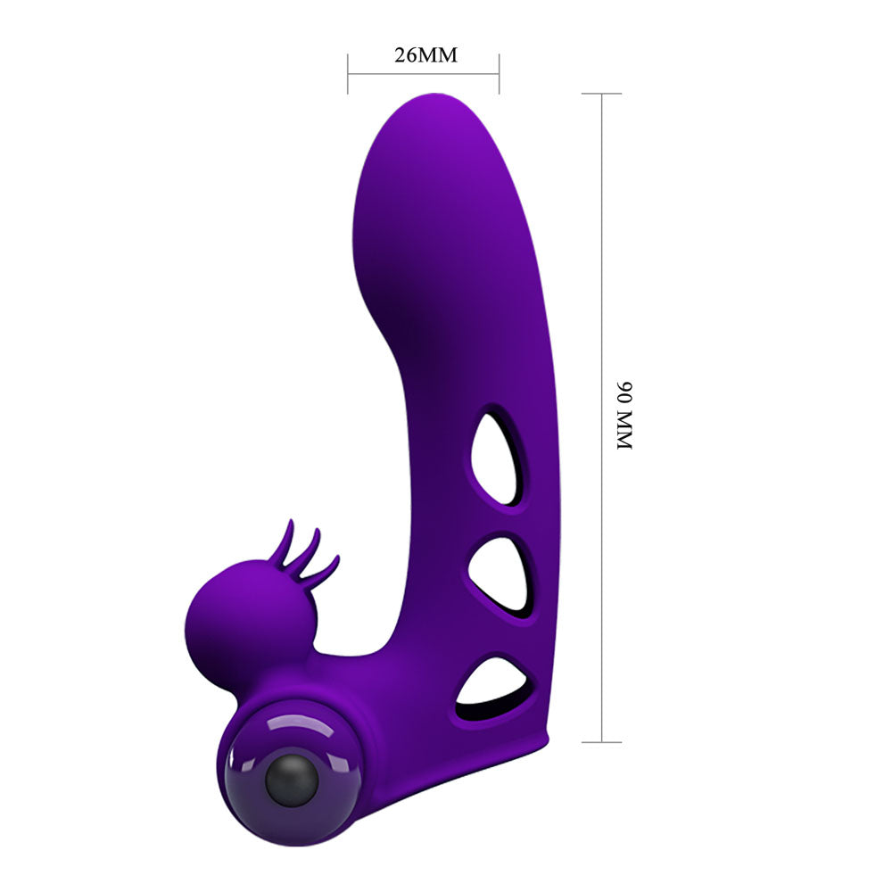 Party Up Mike Finger Vibe Vibrating Finger Vibrator for Intimate Pleasure > Vibrators > Finger Vibrators - Tophatter Daily Deals