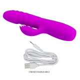 Party Up Bob Thrusting Vibe 25 cm Rabbit Vibrator > Vibrators > Ladies > Rabbit - Tophatter Daily Deals