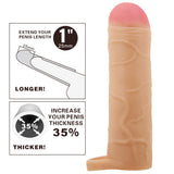 Party Up Owen (Black) – 1 Inch Extender Sleeve with Ball Strap Penis Sleeve > Sex Toys For Men > Penis Sleeves - Tophatter Daily Deals