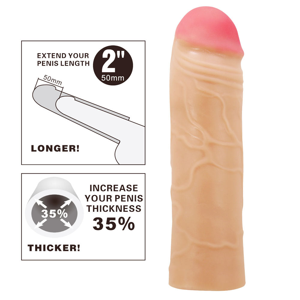 Party Up Parker (2 Inch) – Penis Extender Sleeve > Sex Toys For Men > Penis Sleeves - Tophatter Daily Deals