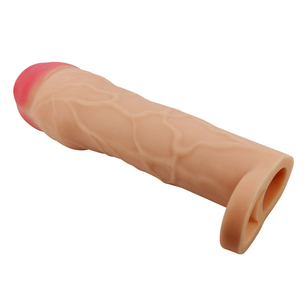 Party Up Patrick 2 Inch Extender Sleeve with Ball Strap – Penis Extender Sleeve > Sex Toys For Men > Penis Sleeves - Tophatter Daily Deals