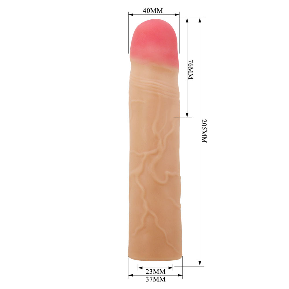 Party Up Philip 3 Inch Penis Extender Sleeve for Enhanced Intimate Experiences > Sex Toys For Men > Penis Sleeves - Tophatter Daily Deals