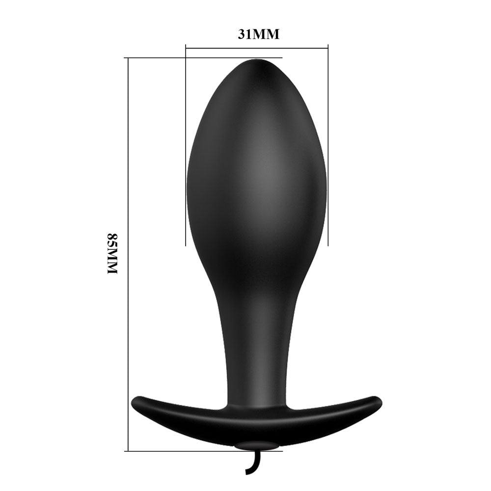 Party Up Jason Vibrating Anal Plug - 8.5 Centimeter Remote Control Butt Plug > Anal Range > Vibrating Butt Plugs - Tophatter Daily Deals