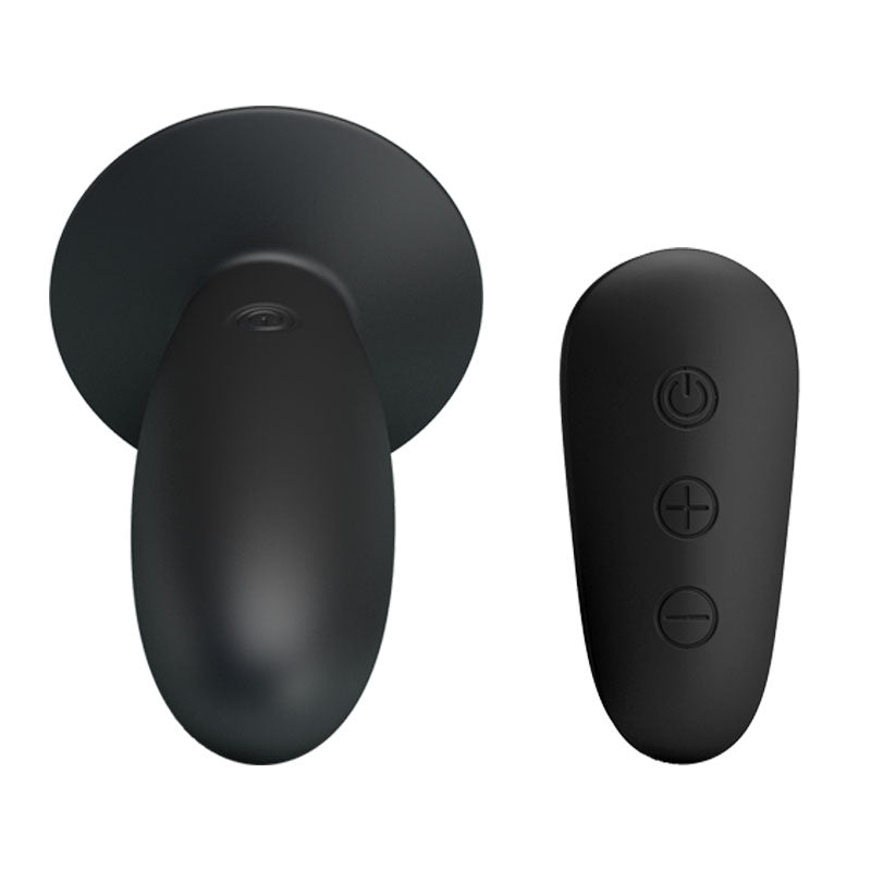 Pretty Love Mr. Play (Black) – Remote-Controlled Silicone Vibrating Anal Plug > Anal Range > Vibrating Butt Plugs - Tophatter Daily Deals
