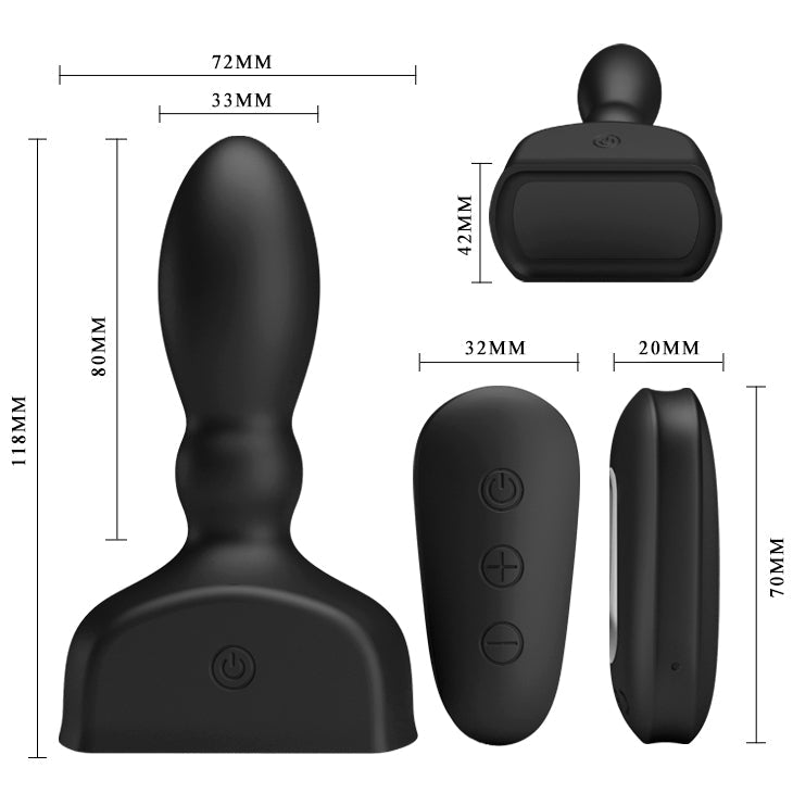 Mr. Play Inflatable Anal Plug – Multi-Speed Vibrating Adjustable Butt Plug > Anal Range > Tunnel and Stretchers - Tophatter Daily Deals