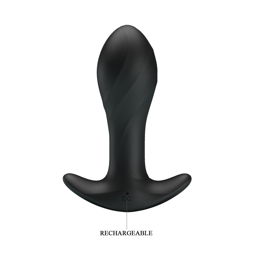 Party Up Keith Vibrating Butt Plug - 10.5 cm Anal Toy with 12 Vibration Functions > Anal Range > Vibrating Butt Plugs - Tophatter Daily Deals