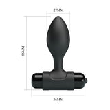 Party Up KEN (Black) – 8.6 cm Vibrating Butt Plug > Anal Range > Vibrating Butt Plugs - Tophatter Daily Deals