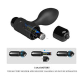 Party Up KEN (Black) – 8.6 cm Vibrating Butt Plug > Anal Range > Vibrating Butt Plugs - Tophatter Daily Deals