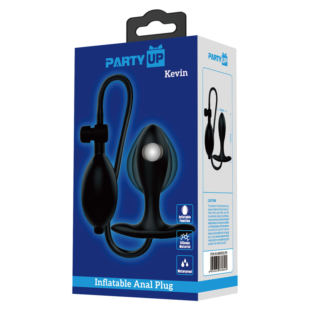 Party Up Kevin Inflatable Butt Plug – 9.1 cm Inflatable Butt Plug > Anal Range > Tunnel and Stretchers - Tophatter Daily Deals