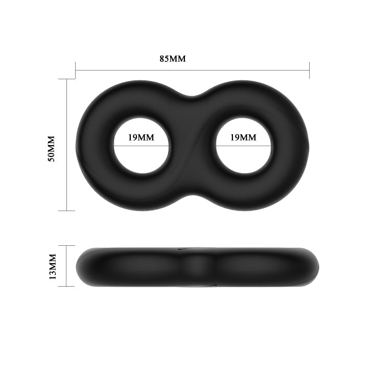 Tyrance Super Soft Silicone Cockring – High-Quality Soft Flexible Silicone Cockring > Cock Ring > Single - Tophatter Daily Deals