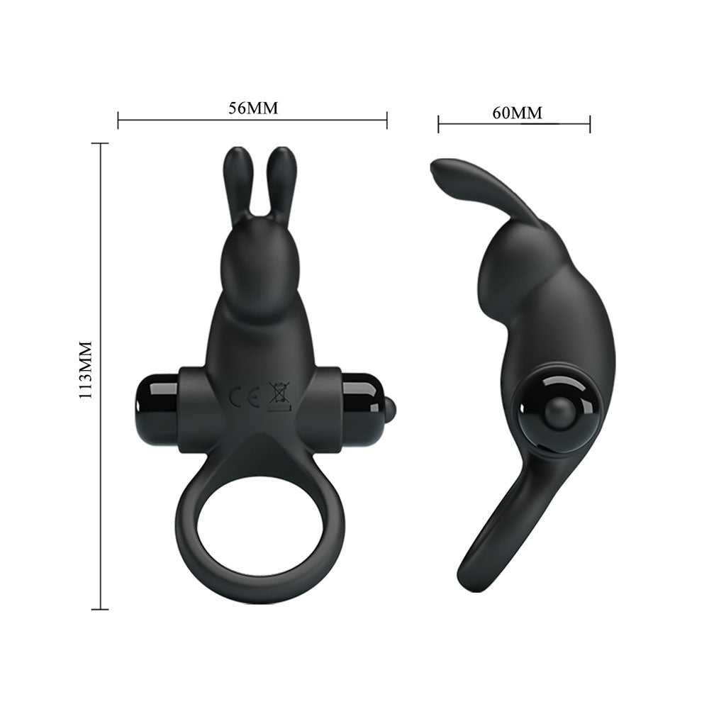 Party Up Larry – Vibrating Silicone Cock Ring 11.3 cm > Cock Ring > Vibrating - Tophatter Daily Deals