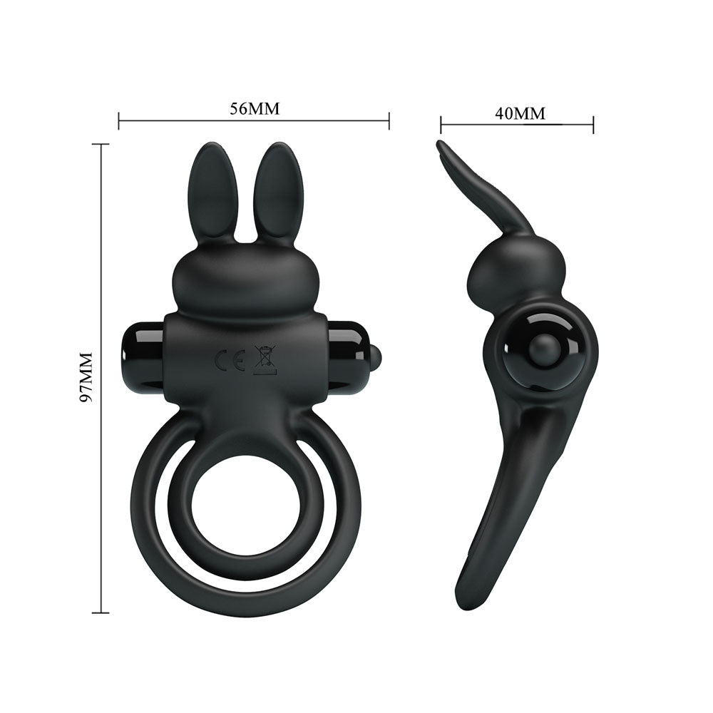 Party Up Lawrence – Vibrating Silicone Cock Ring and Balls Ring > Cock Ring > Vibrating - Tophatter Daily Deals