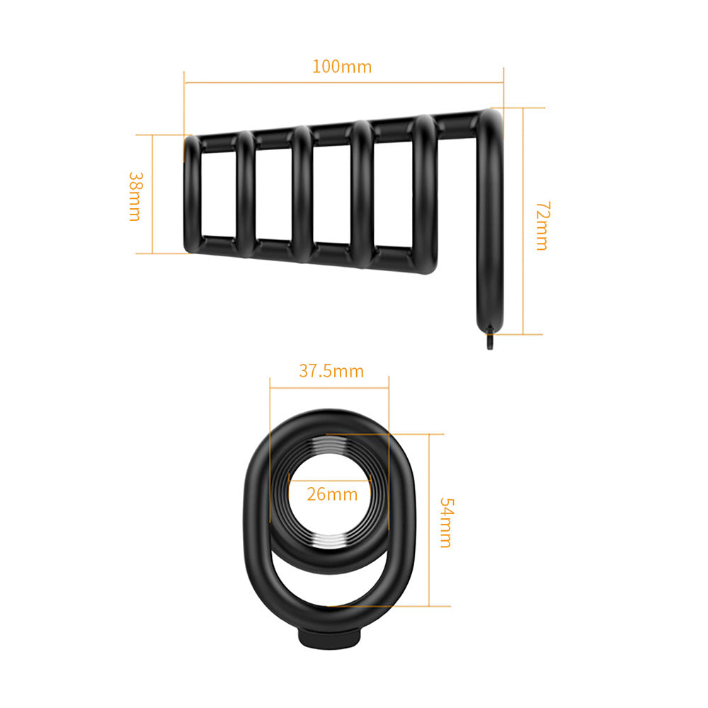 Party Up Kim Cock Cage Cock Ring Extender for Intense Pleasure > Bondage Gear > Male Chastity - Tophatter Daily Deals