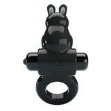 Party Up LEO (Black) – Vibrating Rabbit Cock Ring > Cock Ring > Vibrating - Tophatter Daily Deals
