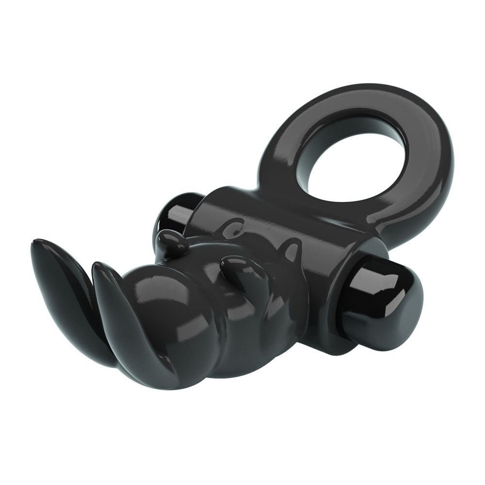 Party Up LEO (Black) – Vibrating Rabbit Cock Ring > Cock Ring > Vibrating - Tophatter Daily Deals