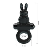 Party Up LEO (Black) – Vibrating Rabbit Cock Ring > Cock Ring > Vibrating - Tophatter Daily Deals