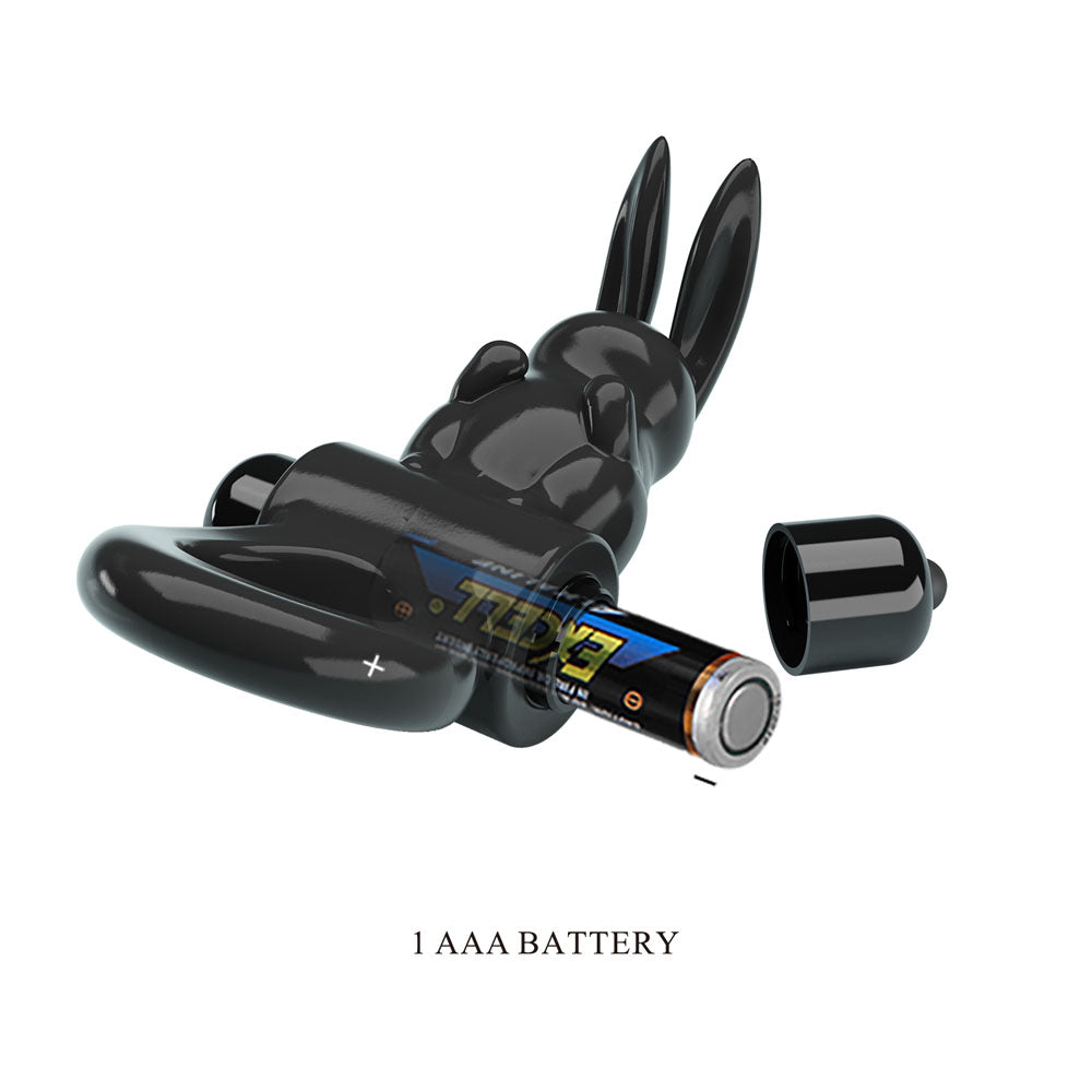 Party Up LEO (Black) – Vibrating Rabbit Cock Ring > Cock Ring > Vibrating - Tophatter Daily Deals
