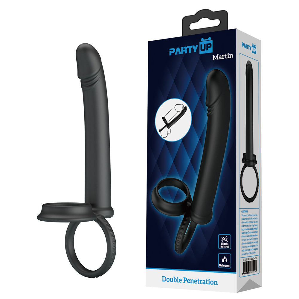 Party Up Martin Double Penetrator Cock and Ball Rings > Cock Ring > Single - Tophatter Daily Deals