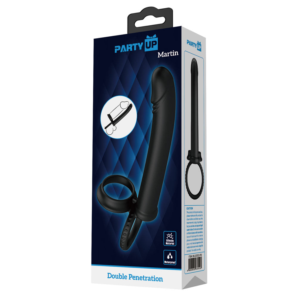 Party Up Martin Double Penetrator Cock and Ball Rings > Cock Ring > Single - Tophatter Daily Deals