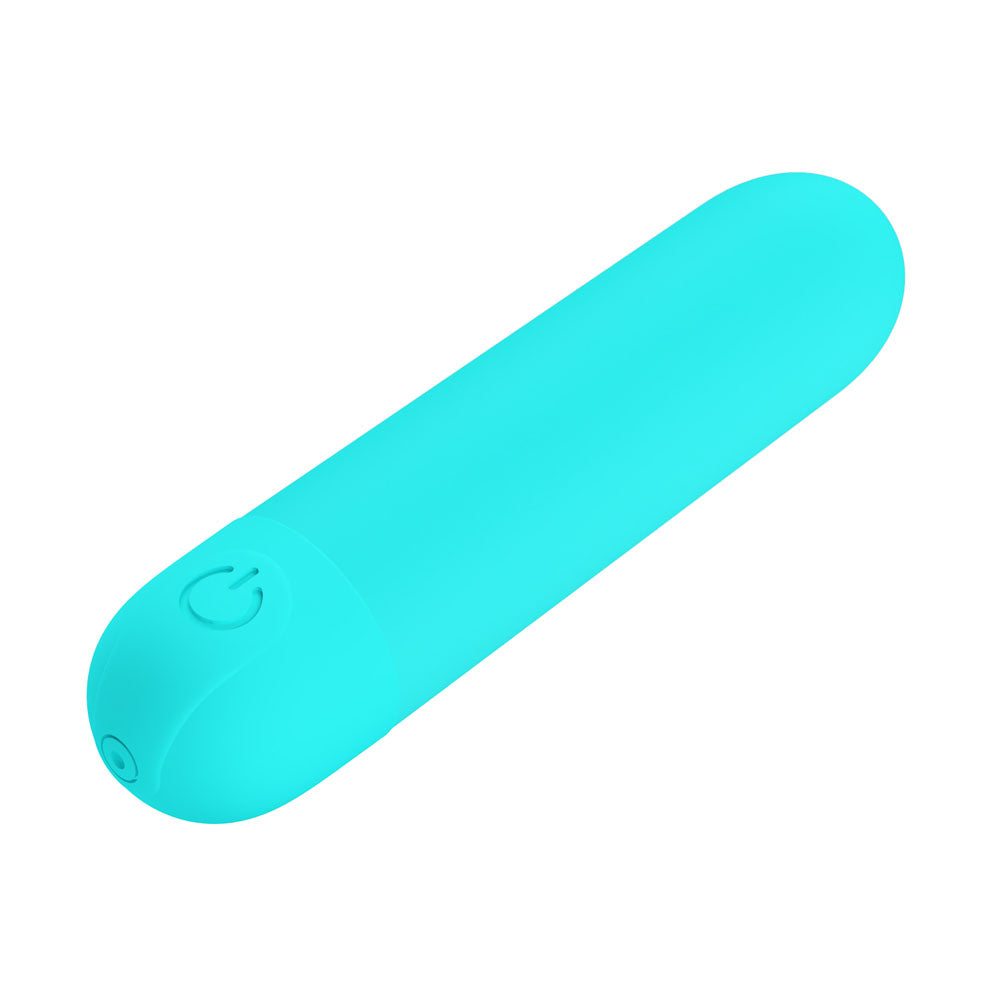 Party Up Harry Mini Bullet (Teal) – USB Rechargeable 8 cm Bullet Vibrator > Vibrators > Mini Vibrators - Tophatter Daily Deals