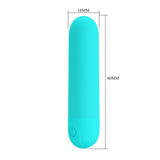 Party Up Harry Mini Bullet (Teal) – USB Rechargeable 8 cm Bullet Vibrator > Vibrators > Mini Vibrators - Tophatter Daily Deals