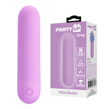 Party Up Greg Mini (Black) – USB Rechargeable 8 cm Bullet Vibrator > Vibrators > Mini Vibrators - Tophatter Daily Deals