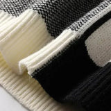Warm Men’s Sweater - Oversized Check Crewneck, Cotton - Tophatter Daily Deals