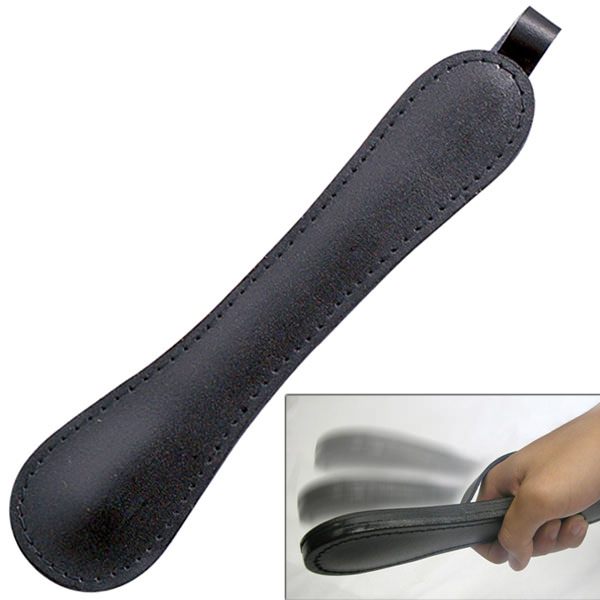 11" Leather Heavy Duty Billy Club Black Jack Slapper - Tophatter's Inc. Weapons Store Online Collectible Weapons - Tophatter Daily Deals