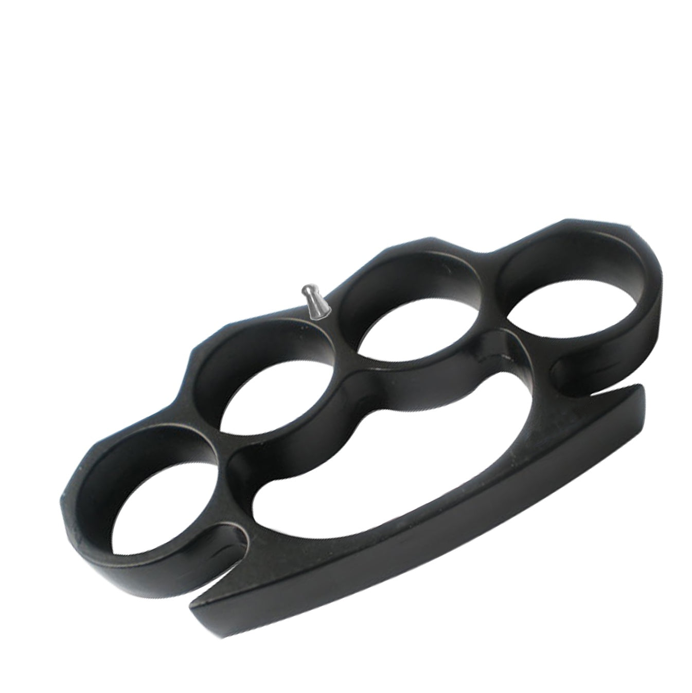 Self Defense Black Metal Buckle Knuckles, Paperweight Collectible Weapons - Tophatter Daily Deals