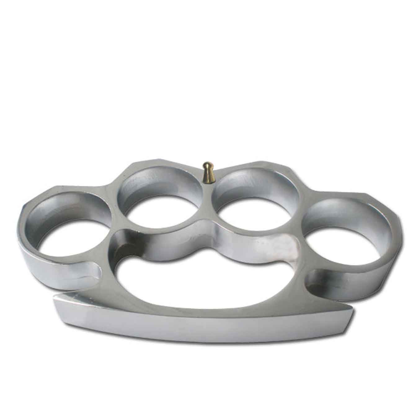 Self Defense Heavy Silver Metal Buckle Knuckles, Paperweight - Tophatter's Inc. Weapons Store Online Collectible Weapons - Tophatter Daily Deals