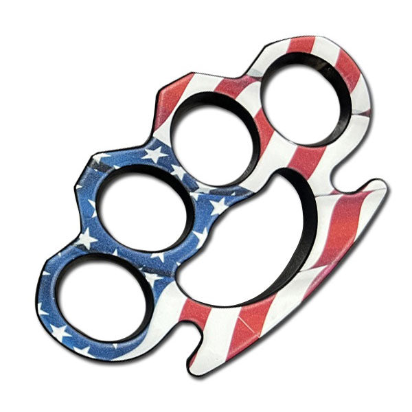 Heavy Duty Paper Weight American Knuckle Duster Solid Metal Collectible Weapons - Tophatter Daily Deals