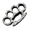 Heavy Duty Paper Weight Demonic Skull Knuckle Duster Solid Metal Collectible Weapons - Tophatter Daily Deals