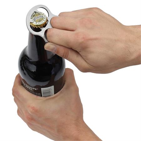 Metal Cat Buckle 2 Finger Double Knuckle Bottle Opener - Silver Belt Buckle - Tophatter Daily Deals