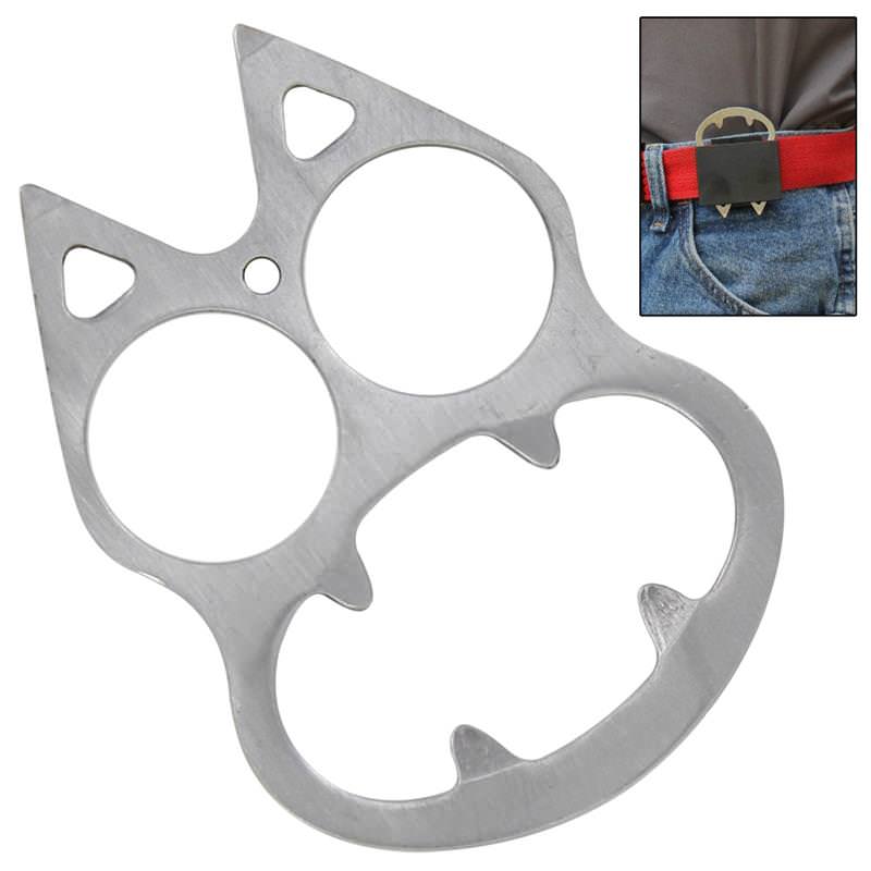 Feline Silver Screen Personal Protection Knuckle Collectible Weapons - Tophatter Daily Deals