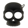 Two Finger Black Self Defense Skull Knuckle Keychain - TOPHATTER'S ARMORY DEALS Collectible Weapons - Tophatter Daily Deals