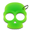 Two Finger Green Self Defense Skull Knuckle Keychain - TOPHATTER'S ARMORY DEALS Collectible Weapons - Tophatter Daily Deals