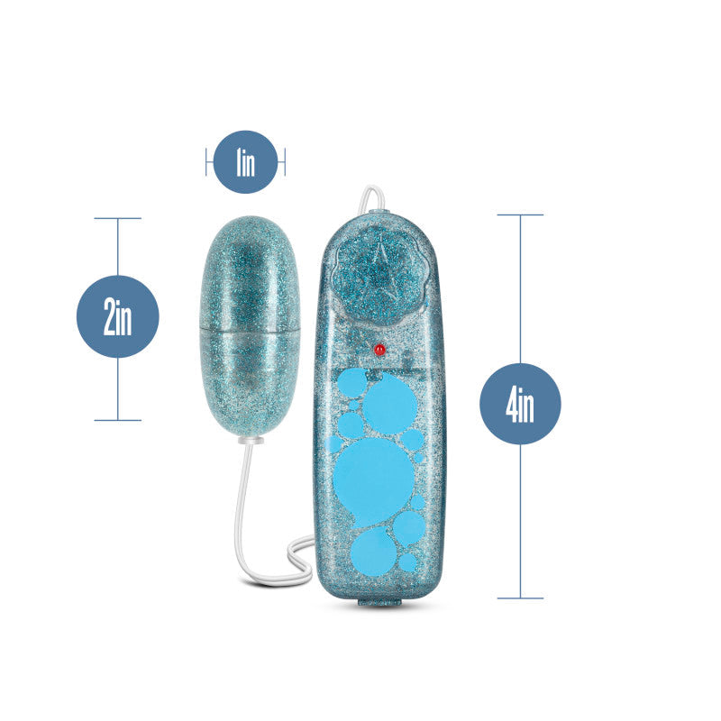 B Yours Glitter Power Bullet Blue 5.5 cm > Vibrators > Mini Vibrators - Tophatter Daily Deals