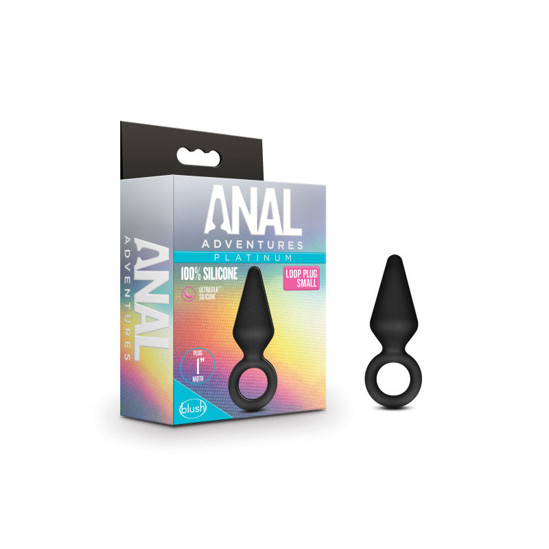 Anal Adventures Platinum Silicone Anal Loop Plug Small – Silicone Butt Plug > Anal Range > Butt Plugs - Tophatter Daily Deals