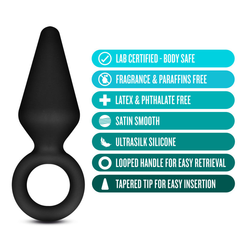 Anal Adventures Platinum Silicone Anal Loop Plug Small – Silicone Butt Plug > Anal Range > Butt Plugs - Tophatter Daily Deals