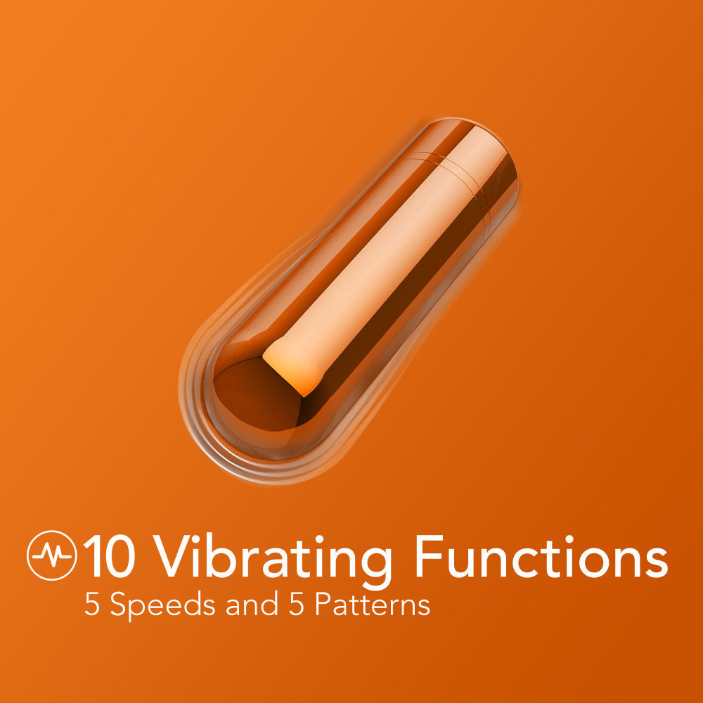 Kool Vibes Mini Bullet in Tangerine Orange > Vibrators > Mini Vibrators - Tophatter Daily Deals