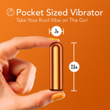 Kool Vibes Mini Bullet in Tangerine Orange > Vibrators > Mini Vibrators - Tophatter Daily Deals