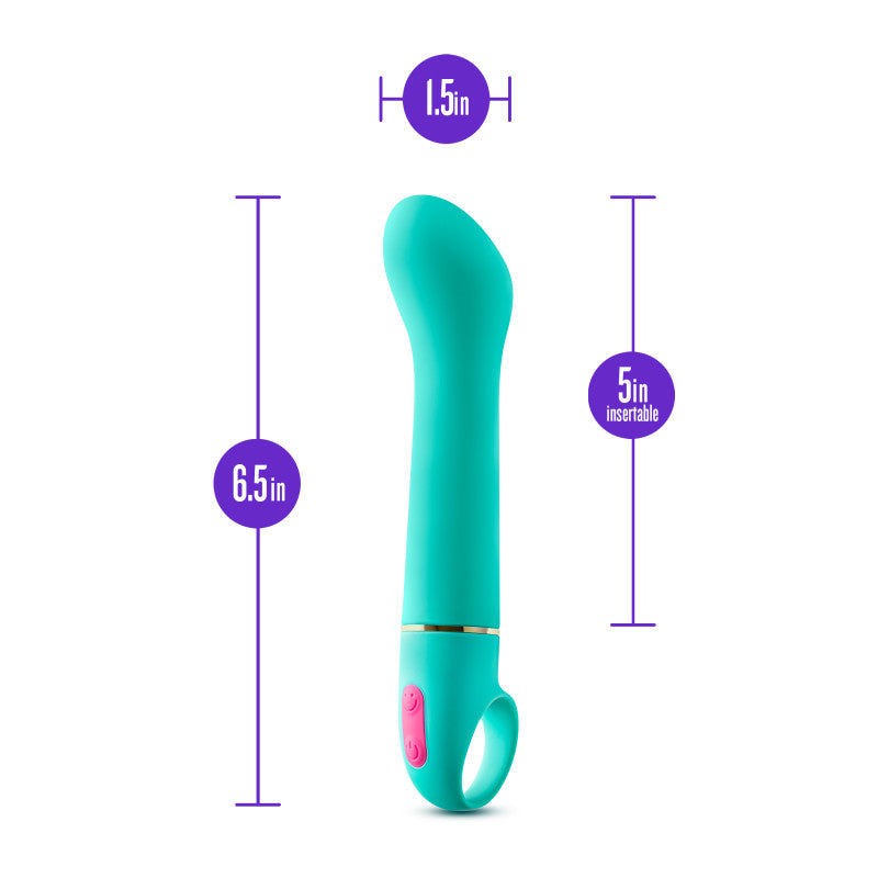 Aria Flirty Af Teal 16.5 Cm Vibrator > Sex Toys For Ladies > G-Spot Vibrators - Tophatter Daily Deals