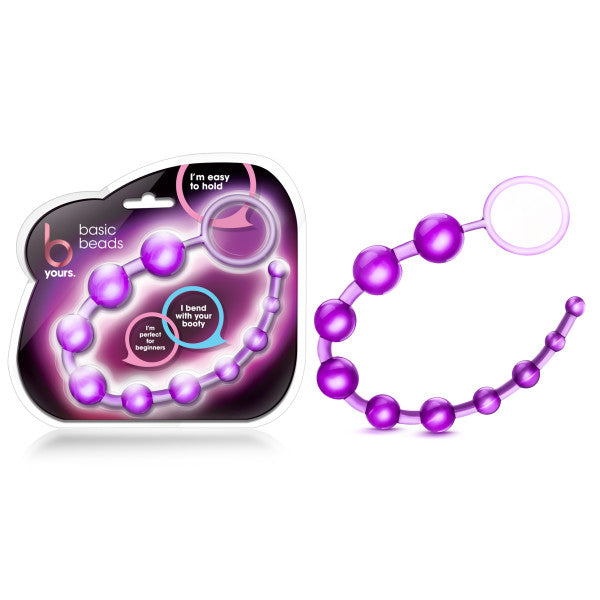 B Yours Basic Beads Purple Flexible Gradual Pleasure Beads > Anal Range > Anal Beads - Tophatter Daily Deals