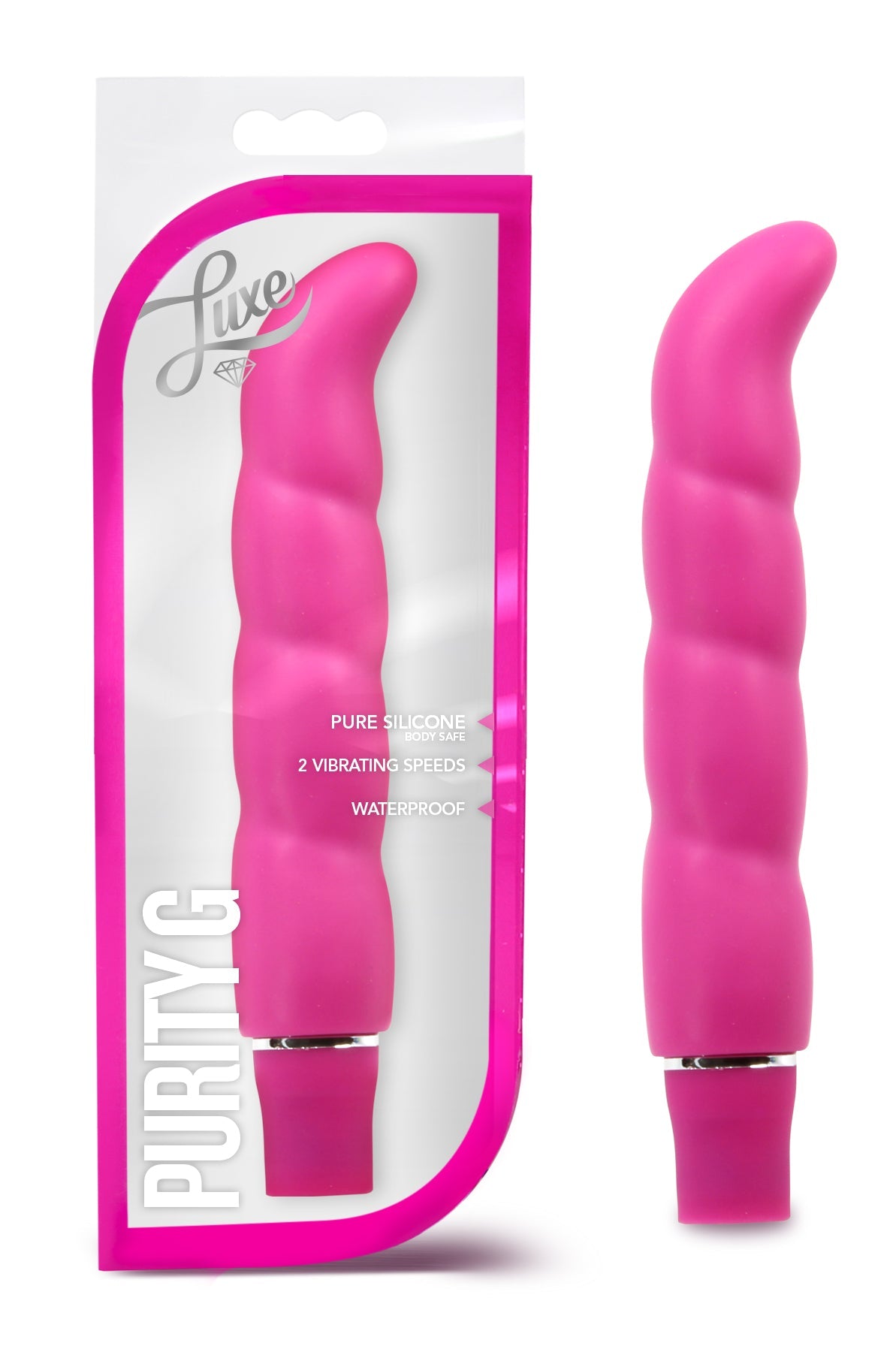 Blush Luxe Purity G Silicone Vibrator Dildoes & Dongs - Tophatter Daily Deals